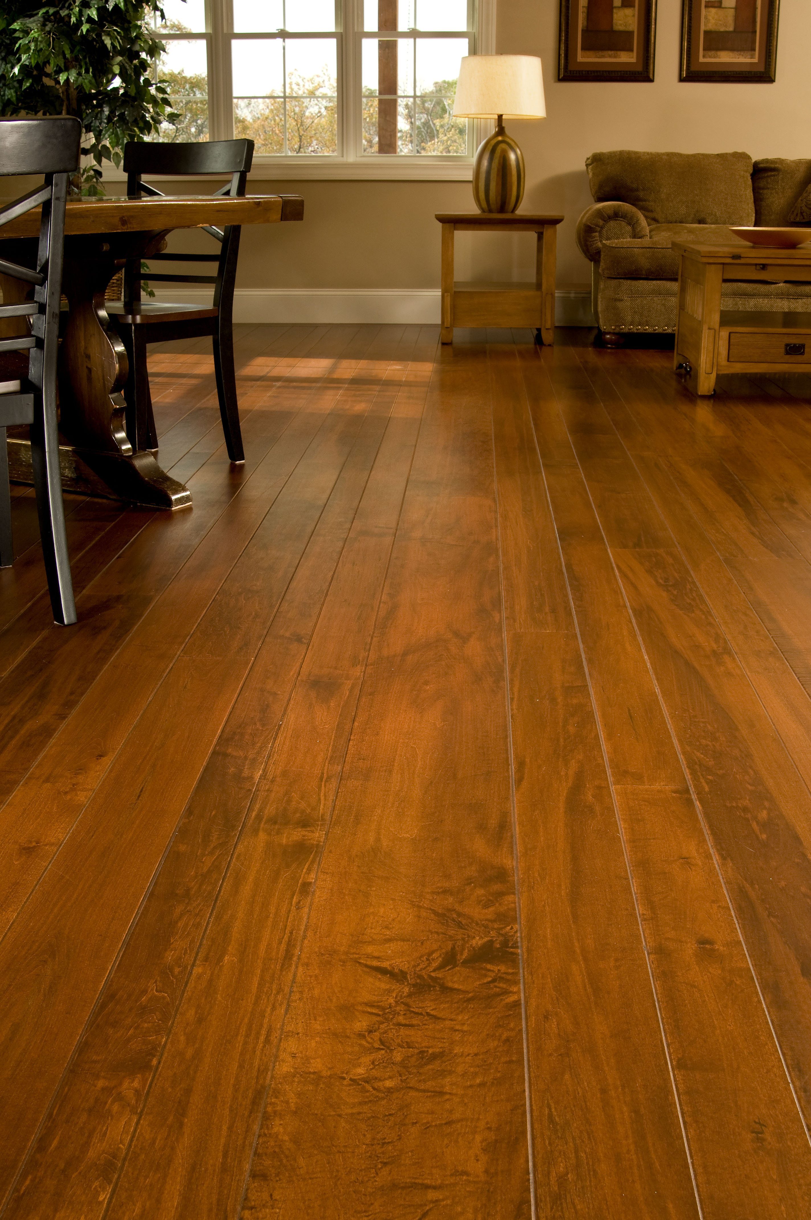 Brown Maple Hardwood Flooring Living Room | Carlisle Wide ...